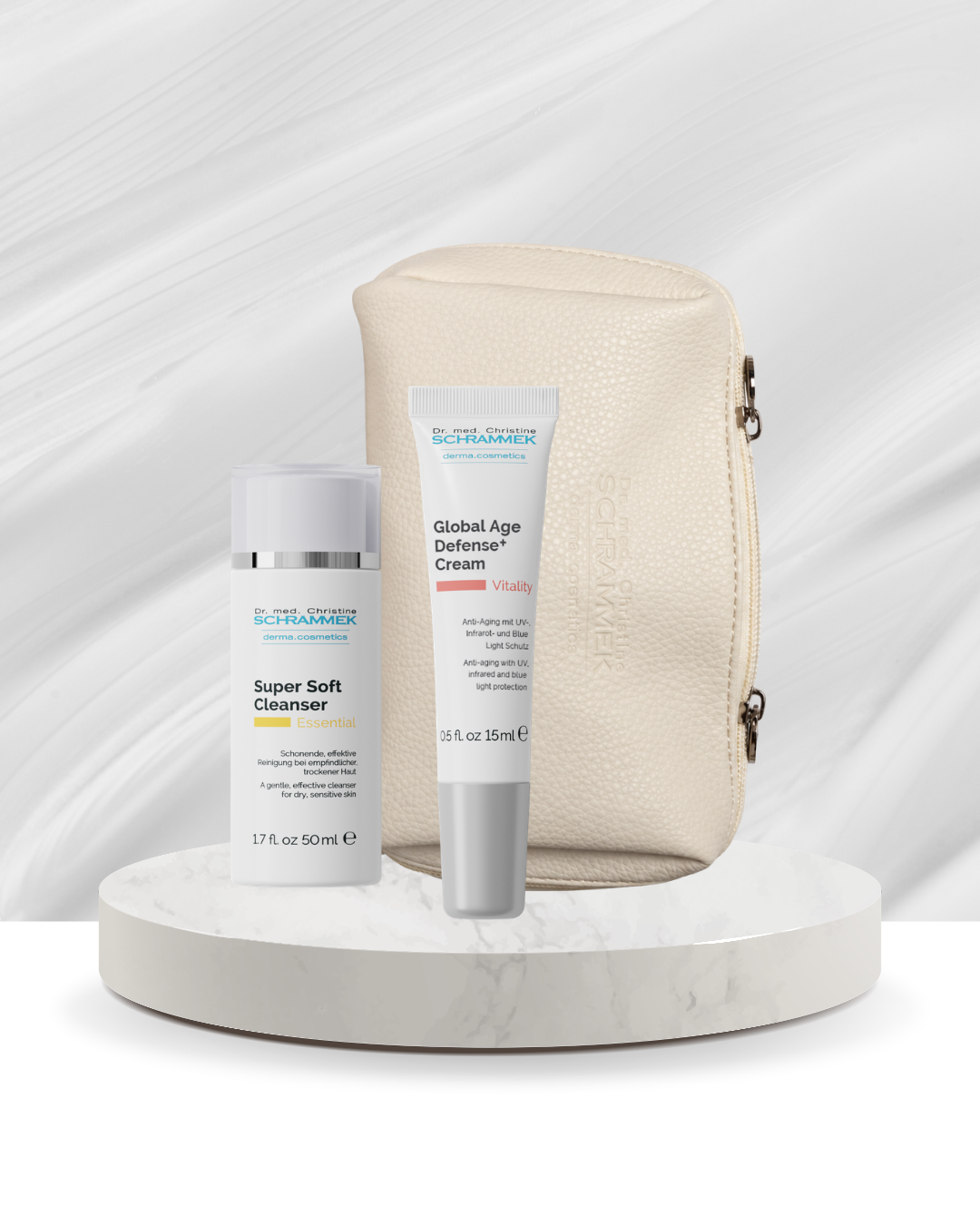 Global age defense + Super soft cleanser mini duo pack